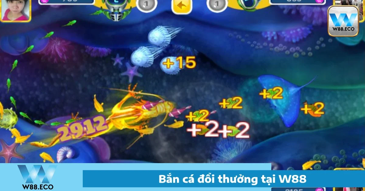 Bắn Cá W88 2 Điểm nổi bật của trò chơi Bắn cá W88