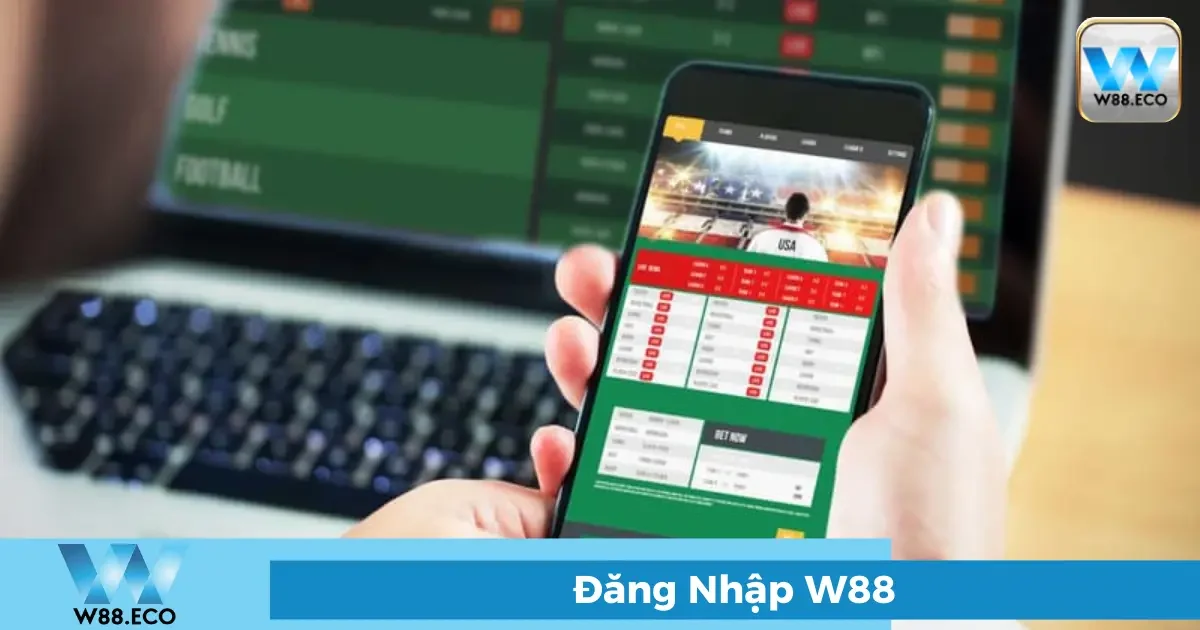 Đăng nhập W88 - Trải nghiệm cá cược liền tay 2 Bước 2: Nhập thông tin tài khoản