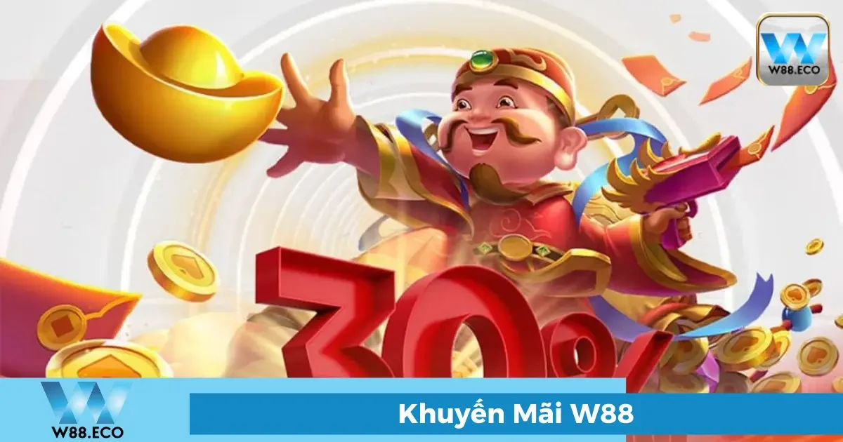 Khuyến mãi W88 - Ưu đãi hấp dẫn dành cho thành viên mới 3 Hoàn tiền không giới hạn