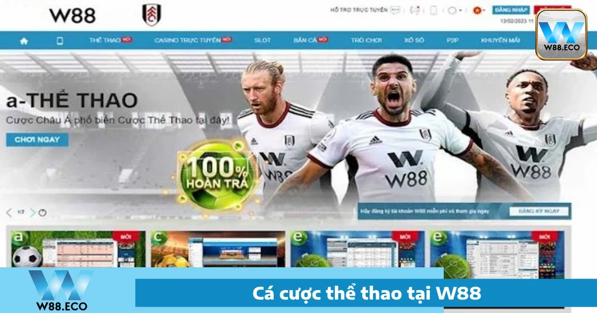 Thể thao W88 3 Các môn thể thao phổ biến tại W88